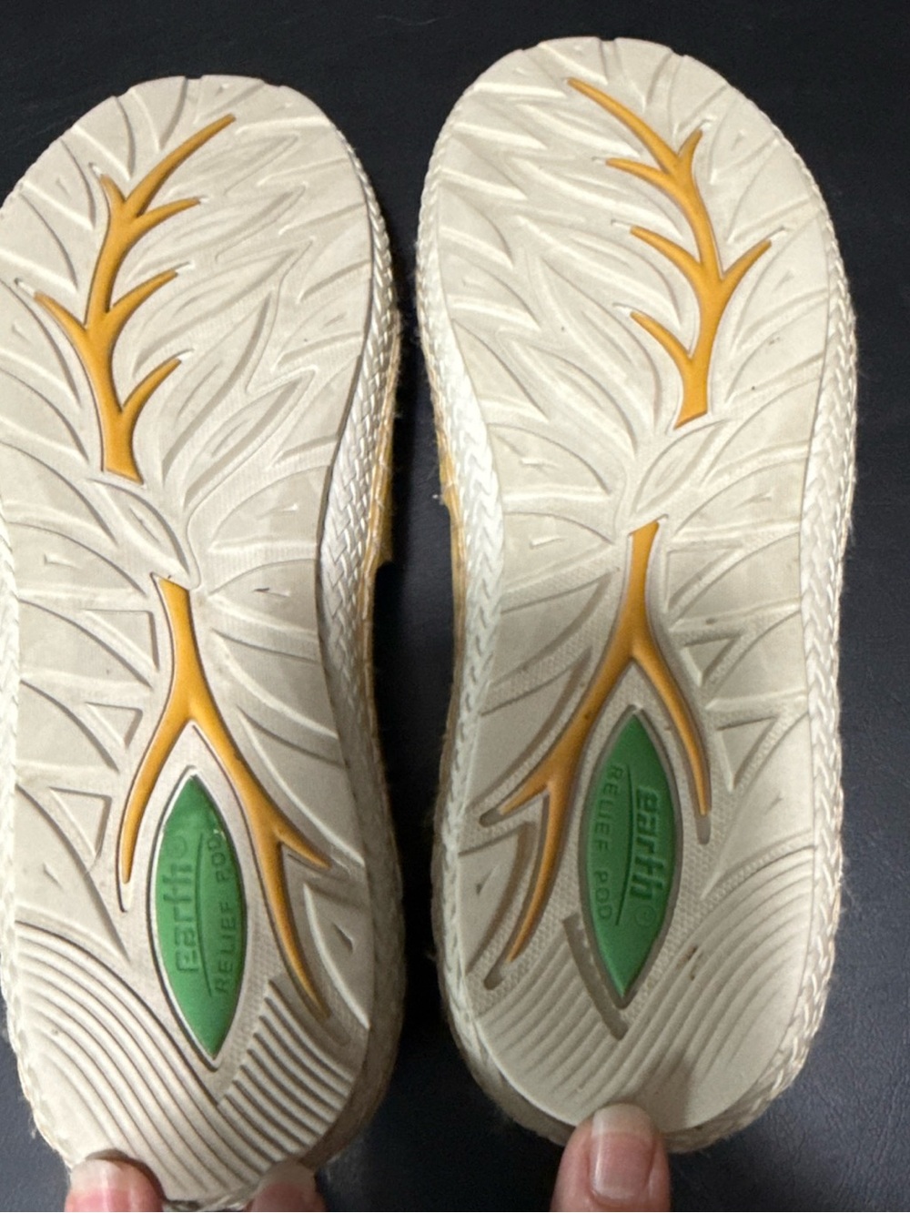 Earth Yellow Laser-Cut Casual Slip-On Flats - Picture 7 of 9